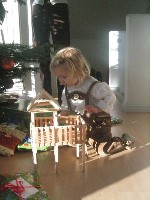 Modell vom Spielhaus, daß im Frühjahr in den Garten kommt (so ähnlich)