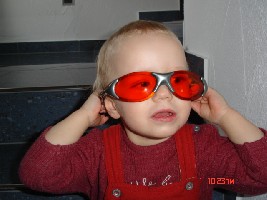 mein skihäschen mit der skibrille von papi.