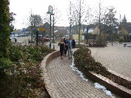 Das Brautpaar im Anmarsch - in letzter Minute ;o)