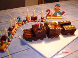 geburtstagszug von luisa und luca