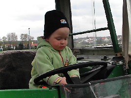 wo ist hier eigentlich die Hupe?