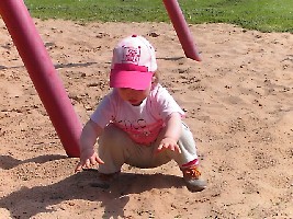 ob ich mal den Sand probieren darf?