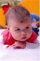 Foto von der Baby-Messe
<br />Fabienne 15 Wochen