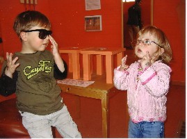 Im Kindermuseum Abteilung &amp;quot;Sinne&amp;quot;