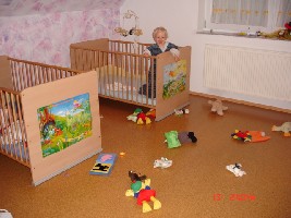 chaos im kinderzimmer.