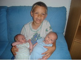 Kevin, Noemi und Timo