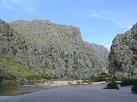 Eingang zur Schlucht von Sa Calobra