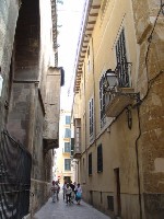eine typische Strasse in Palma