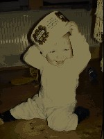 Hallo,
<br />
<br />Dame mit Hut :-)