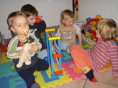 Die Kids beim Spielen