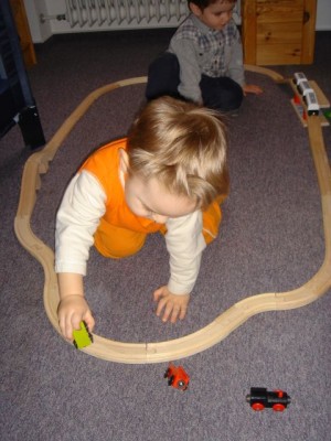 Man hat die Eisenbahn entdeckt