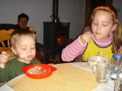 Schon wieder Eis...aber Oma hat's versprochen!