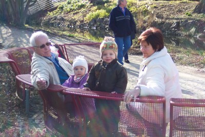mit Oma und Opa unterwegs...