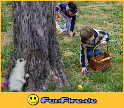 Vorsicht beim Eiersuchen!