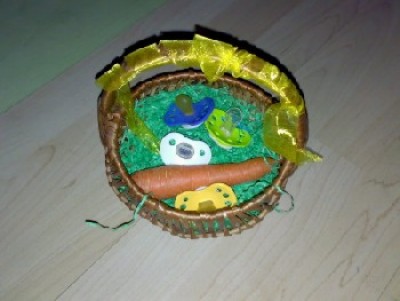 .. Oliver Schnullernest für dne Osterhasen!