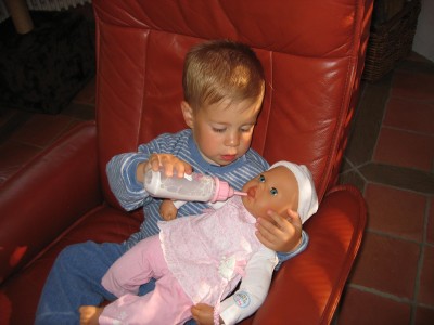 Ich üb auch schon fleißig für´s Erziehungsjahr