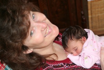 Die glückliche Mama