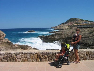 auf dem Weg zum Strand......