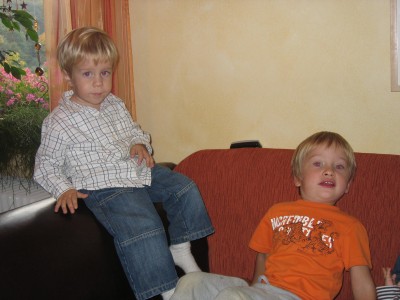 Die Jungs: Linus und Max