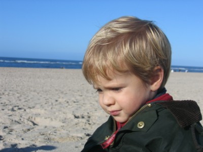 Linus ins Spiel vertieft