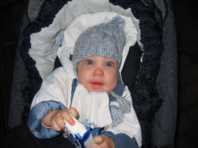 Püppi beim Beobachten