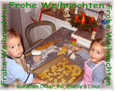 Weihnachtsbäckerei 2006