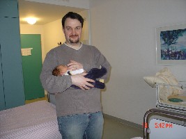 Der stolze Papa!