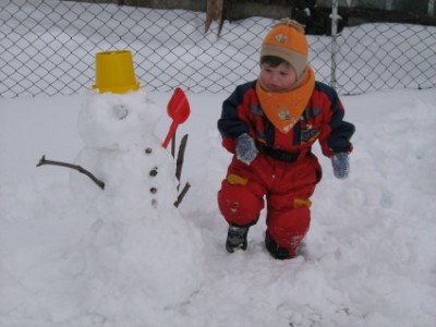 Ist mein Schneemann auch schön?
