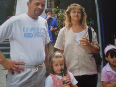 Sommerfest 2007 - mit Mama und Papa auf einem Bild