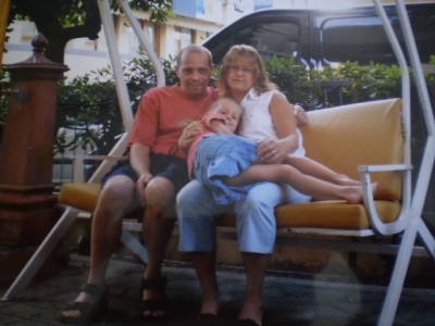 eines der seltenen Bilder zu dritt