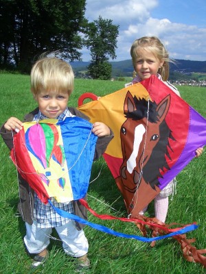 Drachensteigen im Odenwald