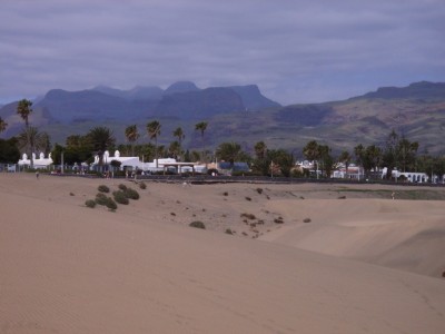 Blick auf Playa Inglés