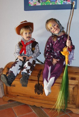 Cowboy und Hexe