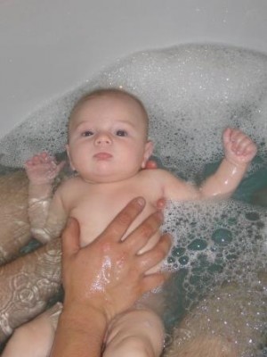 Tom in der Badewanne