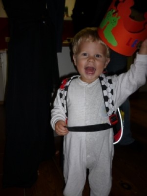 Leo abends um halb 10, wir waren total müde...