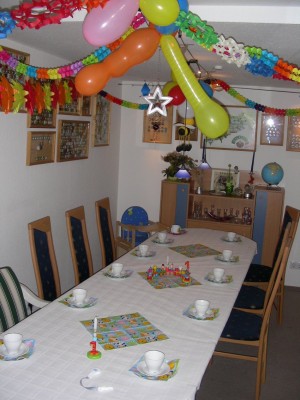 seine Geburtstagstafel