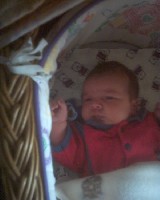 Jared in der wiege am 27.07. Kleinputz.jpg