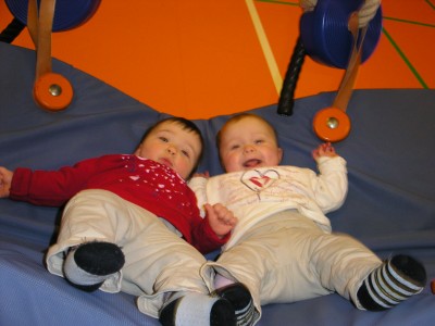 Unsere Lieblingsschaukel beim Kinderturnen!