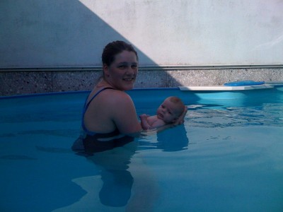 Freude beim Baden :-)