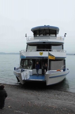 MS Füssen, mit der wir eine Seerundfahrt machten