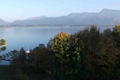 Balkonaussicht auf den Forggensee