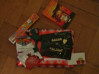 Päckchen ausgepackt