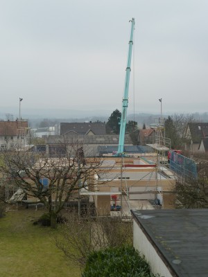 Hurra, das Erdgeschoss steht schon mal