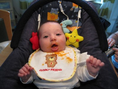 Philipps erste Möhren....jpg