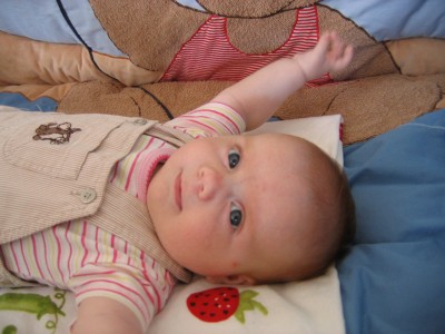 ...so sah die Lütte vorgestern aus!