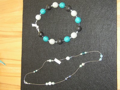 muranoglas und glitzer