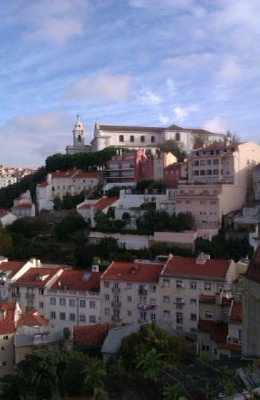 Aussicht aus unserem Hotelzimmer