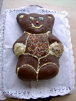 ... Melanie´s Schoko-Bär zum 4. Geburtstag 5.11.05 -&amp;gt; Feier mit Freundinnen heute am 6.11.