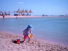 Im Wasser spielen ist einfach toll :-)